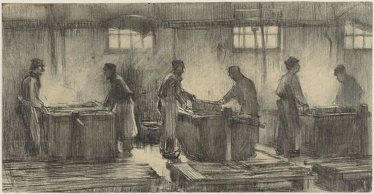 I raschietti nella tintoria del cotone - Rijksmuseum Amsterdam